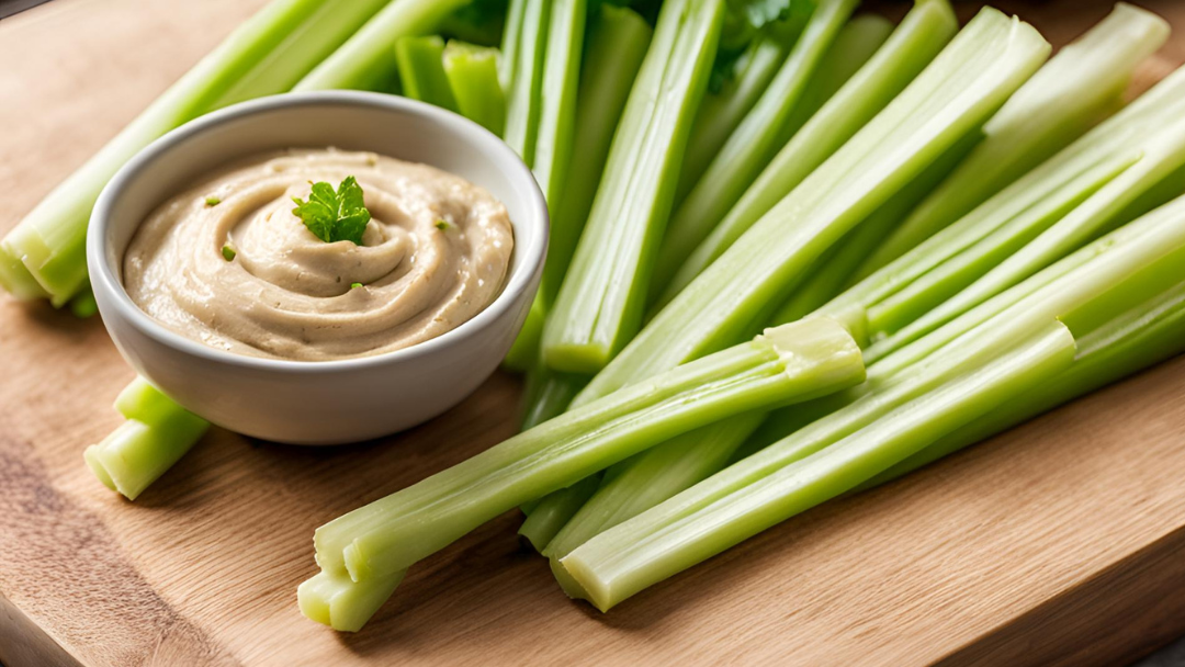 Selleriesticks mit Hummus