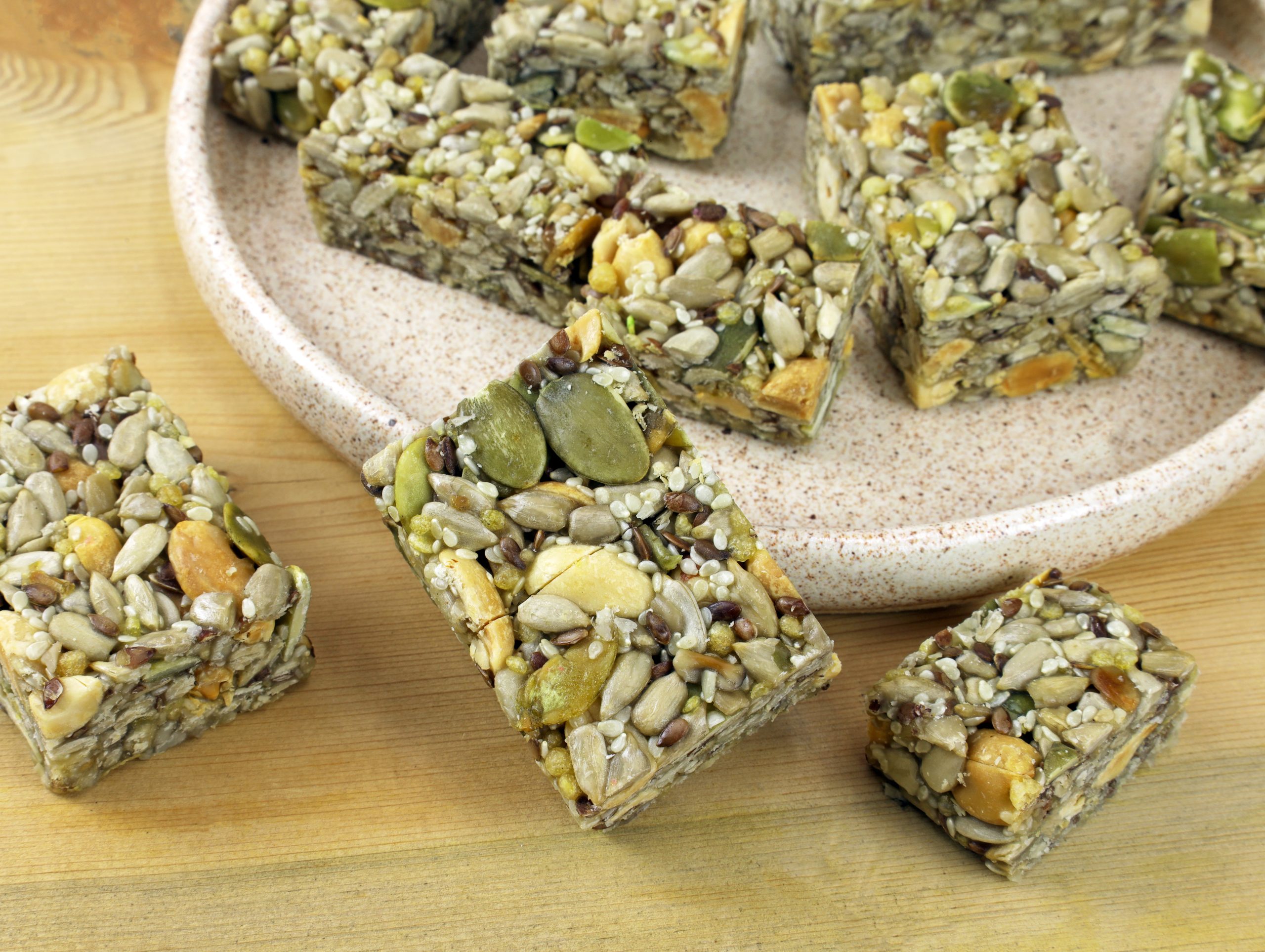 Kürbiskern-Honig-Riegel