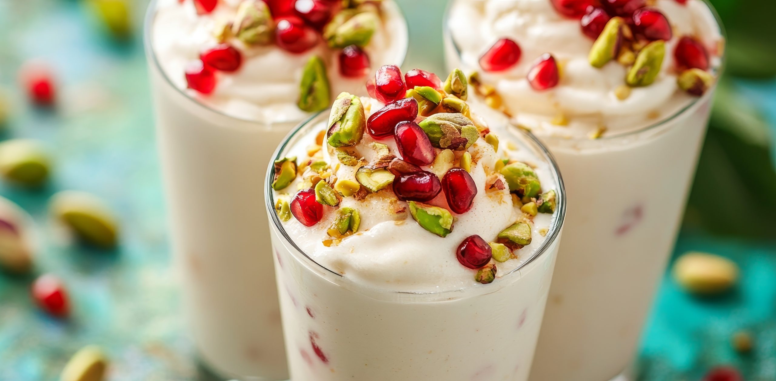 Granatapfel-Joghurt mit Pistazien