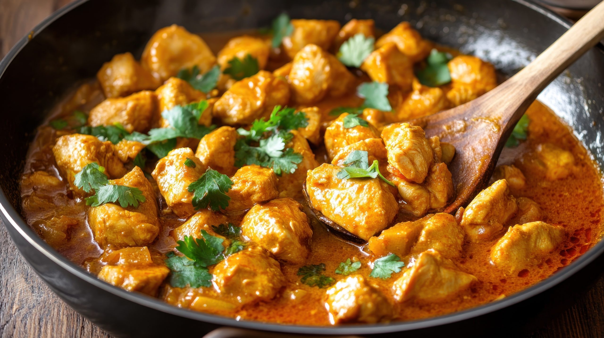 Hühnchen-Curry mit Kurkuma und Kokosmilch