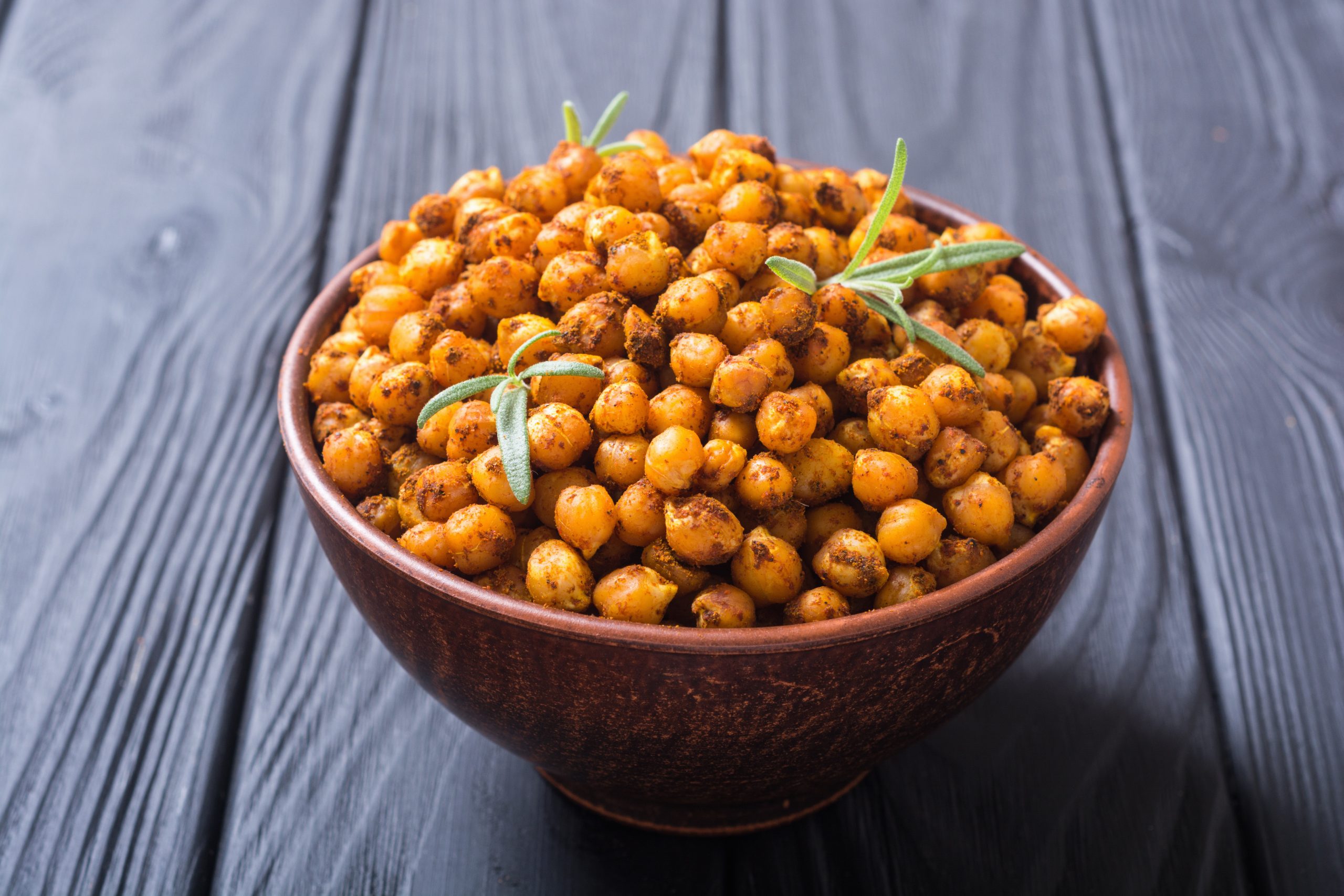 Knusprige Kichererbsen mit Chili