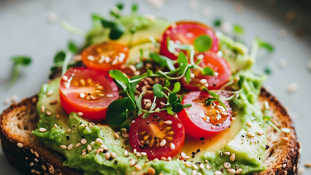 Avocado-Vollkorn-Toast