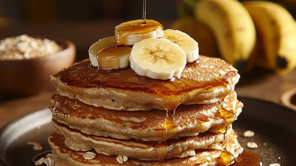 Bananen-Hafer-Pfannkuchen
