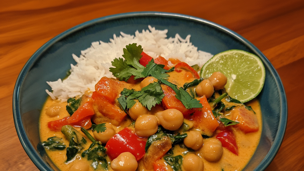 Kichererbsen-Gemüse-Curry